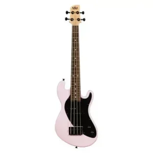 UBASS-SB-LP-FS SOLID BODY U-BASS 4 CORDES LIVRE AVEC HOUSSE - LIGHT PINK Bon Plan