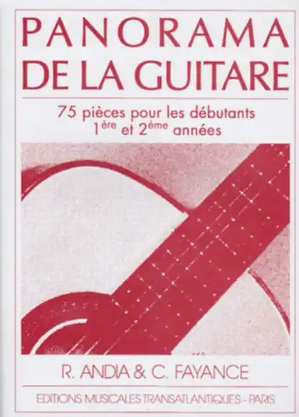 Vente Flash Editions Transatlantiques PANORAMA DE LA GUITARE VOLUME 1