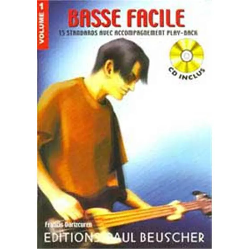 Beuscher BASSE FACILE VOLUME 1 Haute Qualité