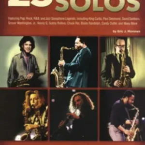 Livraison Express Hal Leonard Partition+CD - 25 Great Sax Solos