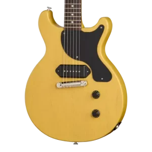 LES PAUL JUNIOR DOUBLE CUT TV YELLOW Haute Qualité