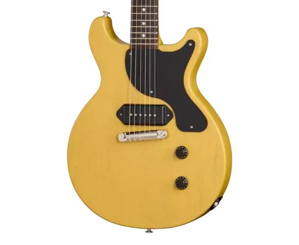 LES PAUL JUNIOR DOUBLE CUT TV YELLOW Haute Qualité
