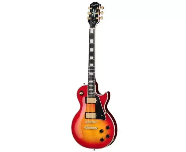 Marque LES PAUL CUSTOM, HERITAGE CHERRY SUNBURST, EXCLUSIVE