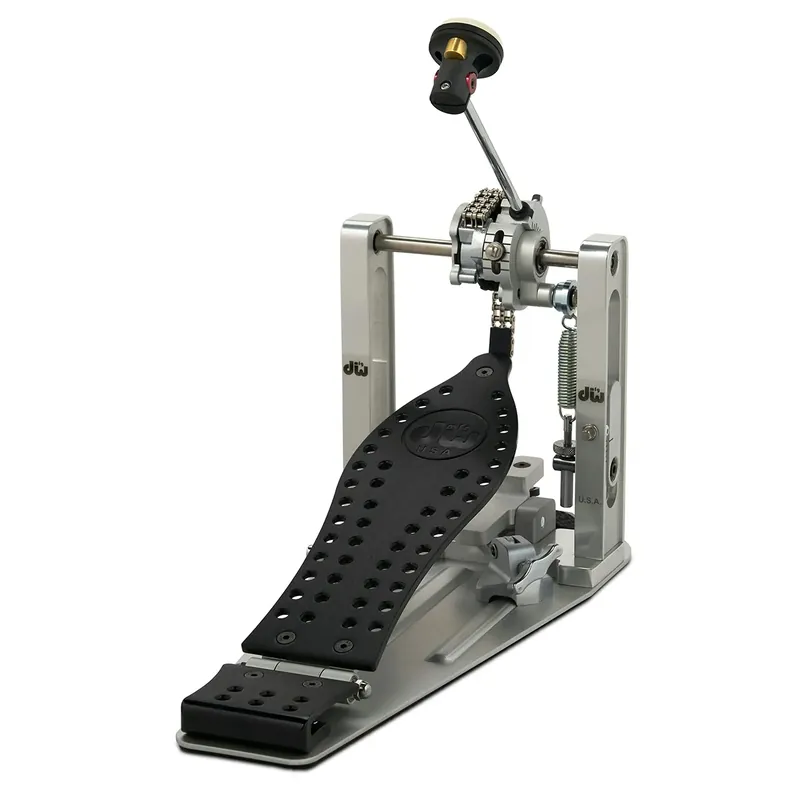 DW CPMCDBK Pedale Grosse Caisse Simple MFG Chain Drive Cobalt Nouvelle Collection