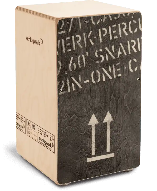 Schlagwerk Cajon Bouleau - large noir Prix Promo