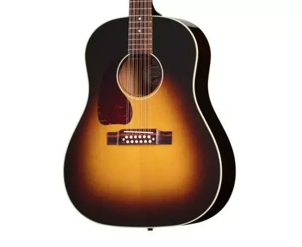 J-45 STANDARD 12-STRING LEFT-HANDED VINTAGE SUNBURST Pas Cher