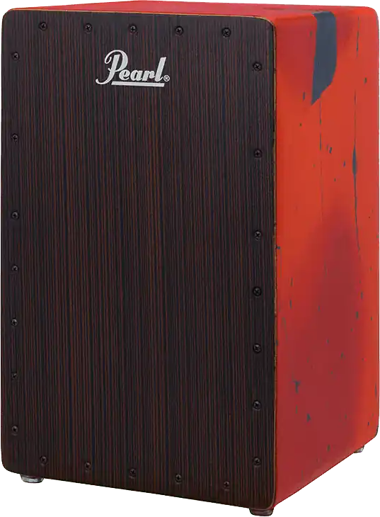 Pearl Drums BC-120B Cajon Bois Primero Abstract Red Promotion