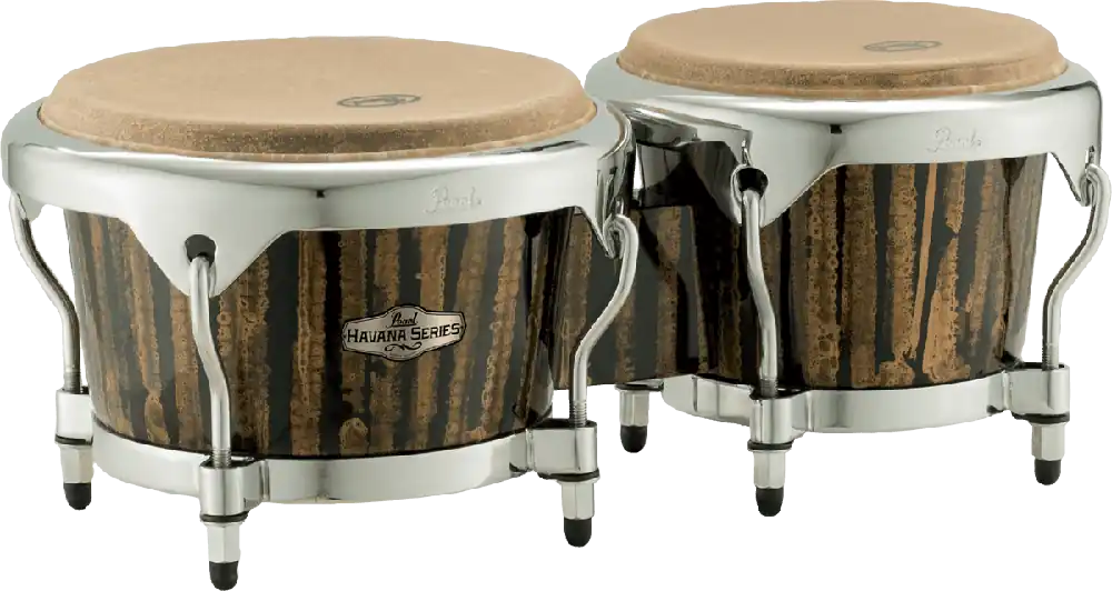 Solde Pearl Drums PBF300HV-644 Bongos Havanas - 7" & 9" Liquid Gold