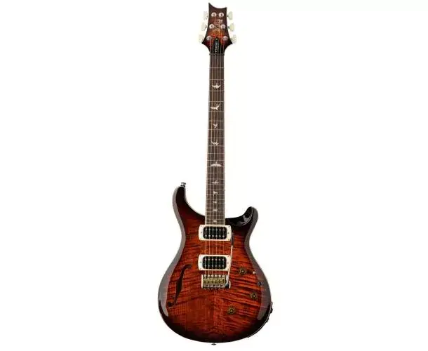 Quantité Limitée SE CUSTOM 24 SEMI-HOLLOW PIEZO ORANGE TIGER SMOKEBURST
