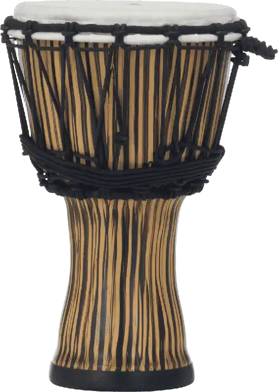 Pearl Drums PBJVR7-698 Djembé Rope Tuned - 7" Zebra Glass Meilleure Vente