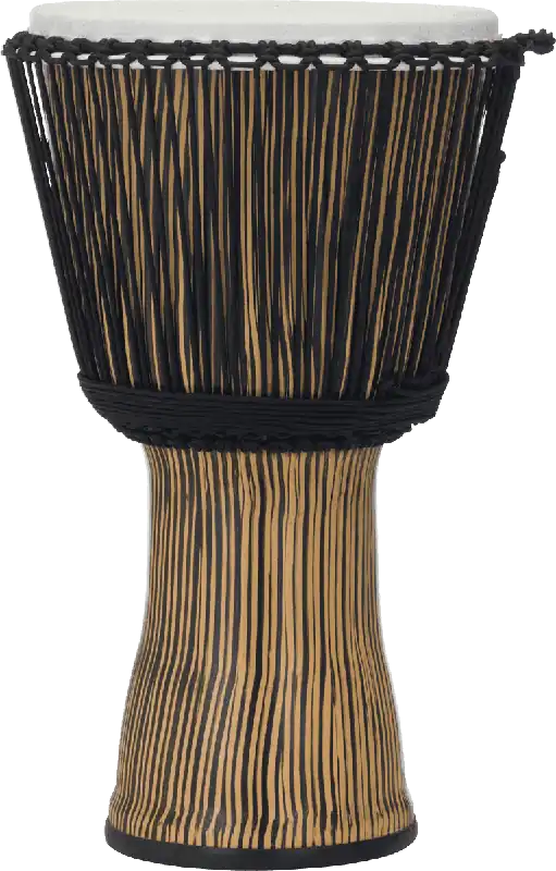 Remise Pearl Drums PBJVR14-698 Djembé Rope Tuned 14" Zebra Glass