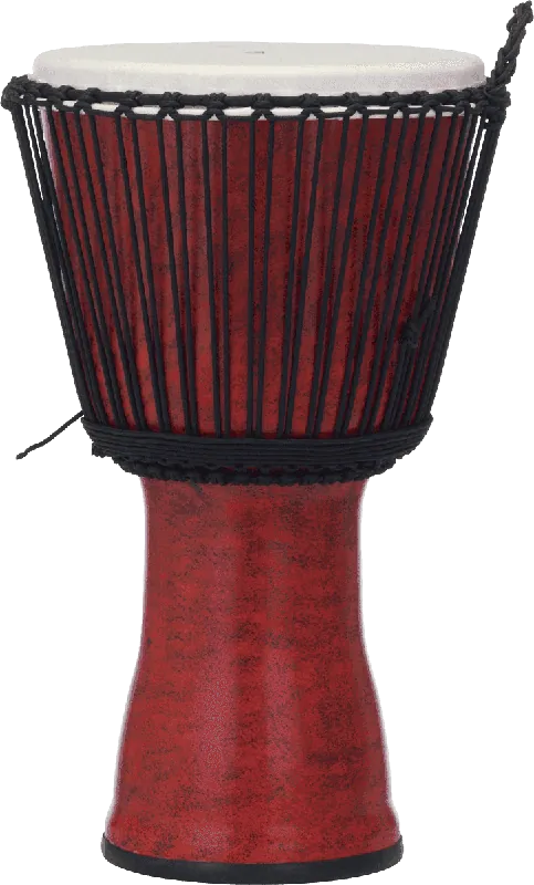 Prix Choc Pearl Drums PBJVR14-699 Djembé Rope Tuned 14" Molten Scarlet