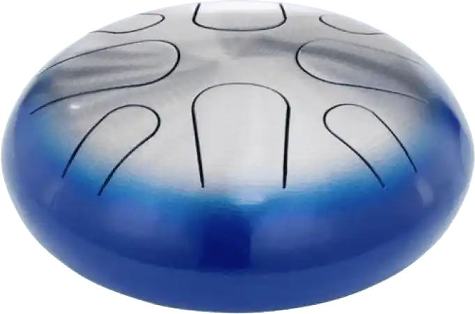 Pearl Drums PMTD8GMF-687 Tongue Drum 8 notes G Major Natural Blue Fade Authentique