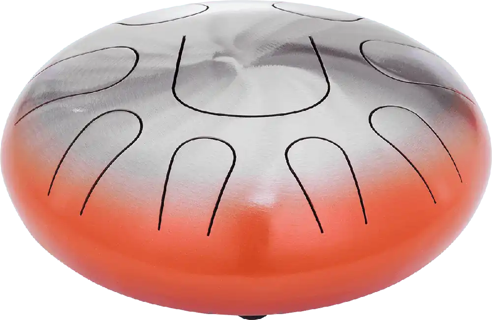 Nouvel Arrivage Pearl Drums PMTD9LYDF-690 Tongue drum 9 notes C Lydian Natural Orange Fade