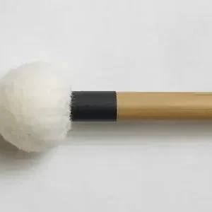 Expédition Rapide VIBRAWELL ET1 Mailloche Timbale Bamboo Noire Hard Feutre 30mm