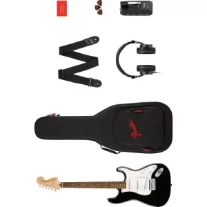 AFFINITY SERIES STRATOCASTER MUSTANG MICRO PACK LAUREL FINGERBOARD BLACK GIG BAG HD9 US CA EU AU JP Top Vente