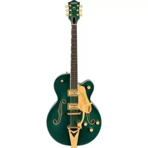 Achetez Aujourd'hui NASHVILLE HOLLOW BODY WITH STRING-THRU BIGSBY AND GOLD HARDWARE EBONY FINGERBOARD CADILLAC GREEN