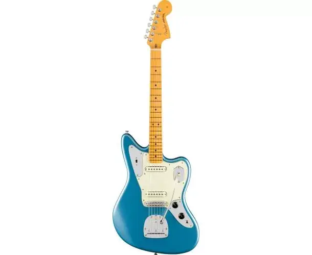 Pas Cher AMERICAN PROFESSIONAL CLASSIC JAGUAR MAPLE FINGERBOARD FADED LAKE PLACID BLUE