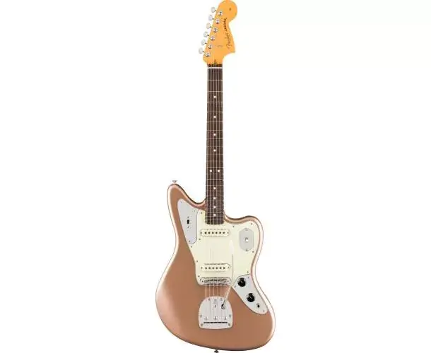 AMERICAN PROFESSIONAL CLASSIC JAGUAR ROSEWOOD FINGERBOARD FADED FIREMIST GOLD Commander Vite