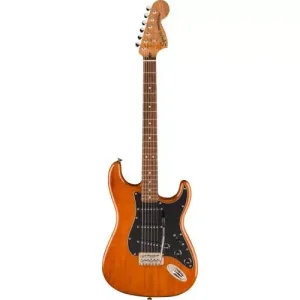 Haute Qualité FSR CLASSIC VIBE 70S STRATOCASTER LAUREL FINGERBOARD BLACK PICKGUARD BLACK PLASTIC PARTS MOCHA
