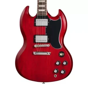 Must-Have SG STANDARD ‘61 FADED WITH ‘57 CLASSIC UNDERWOUND, VINTAGE CHERRY SATIN, EXCLUSIVE