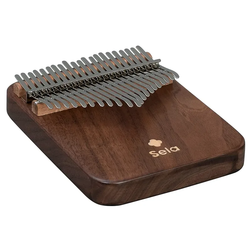 Soldes SELA Kalimba 21 Lames Solid Black Walnut