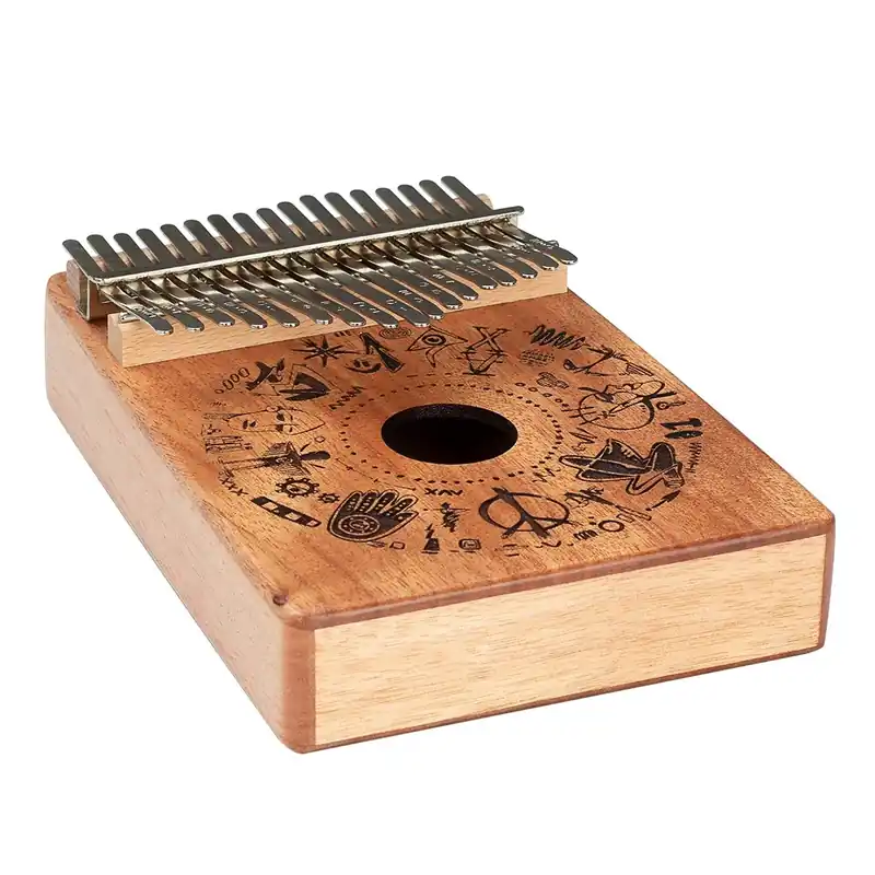 SELA Kalimba 17 Lames Hollow Mahogany - Free Spirit Vente Directe