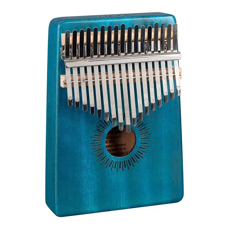 SELA Kalimba 17 Lames Hollow Mahogany - Blue Prix Réduit