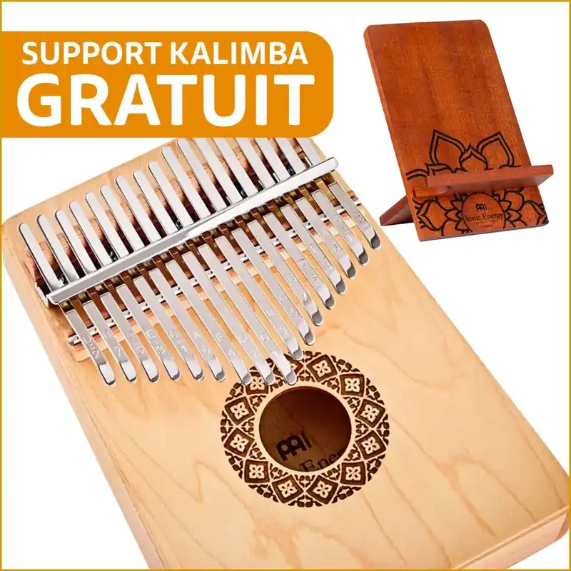 MEINL SONIC ENERGY Kalimba 17 Lames Maple - Soundhole - Do Majeur Livraison Express