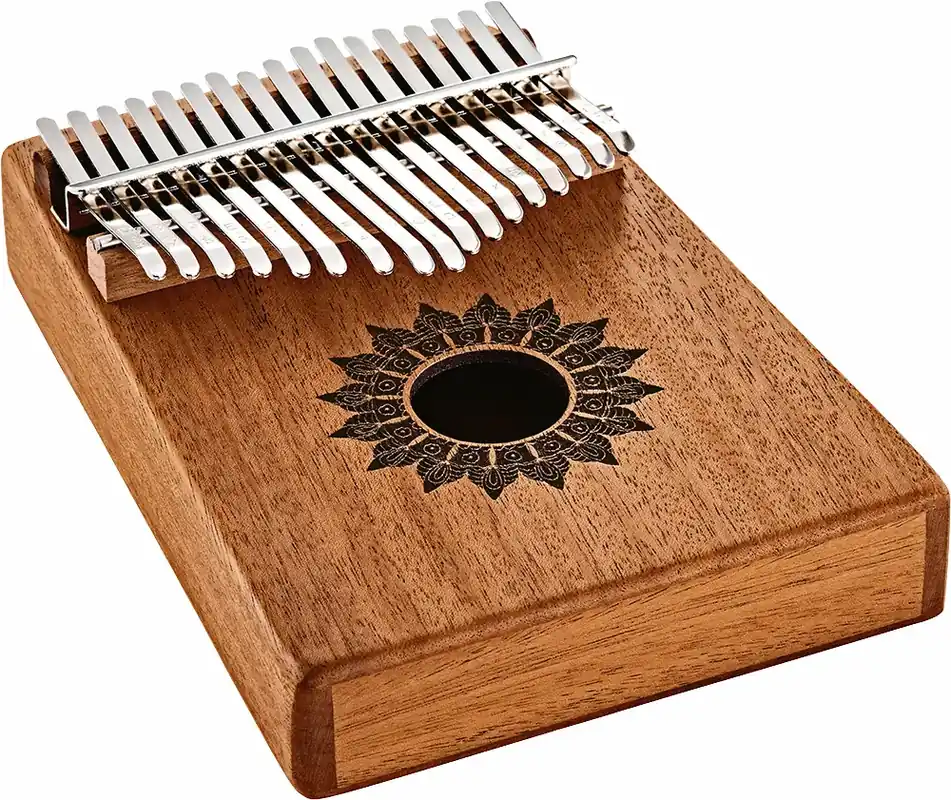 Marque MEINL SONIC ENERGY Kalimba 17 Lames Mahogany - Soundhole - Do Majeur