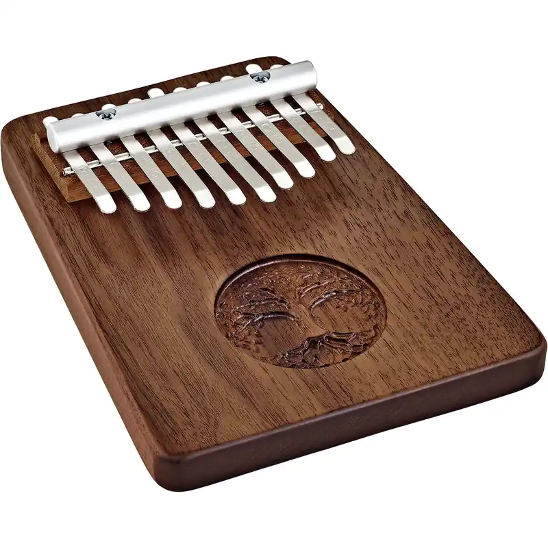 Quantité Limitée MEINL SONIC ENERGY Kalimba 10 Lames Bk Walnut - Do Maj - Tree Of Life