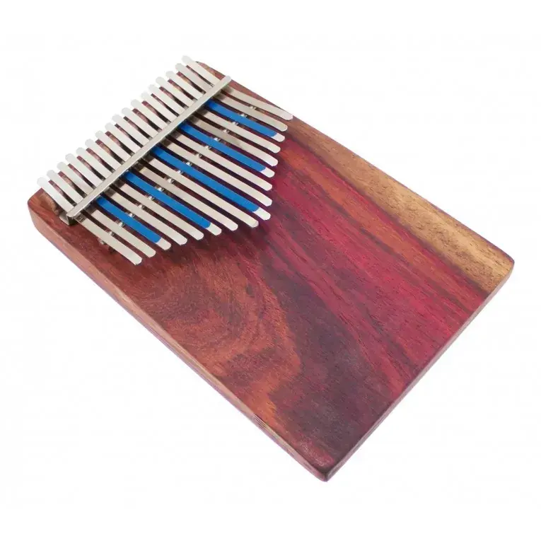 Promotion Kalimba Ami Hugh Tracey Treble Celeste 17 Notes Sur Table + Pickup