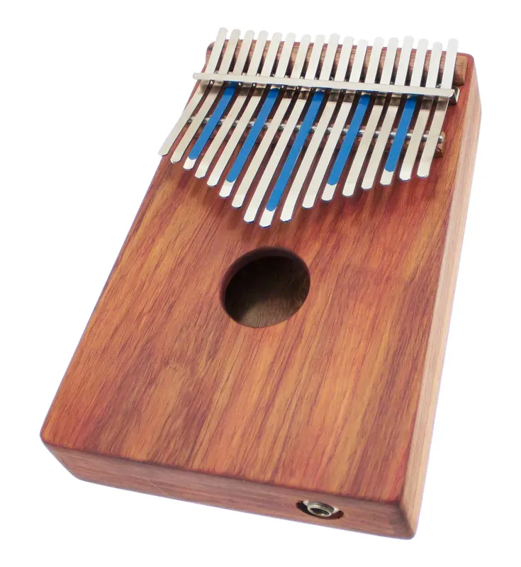 Certifié Kalimba Ami Hugh Tracey Treble 17 Notes Sur Boite + Pickup