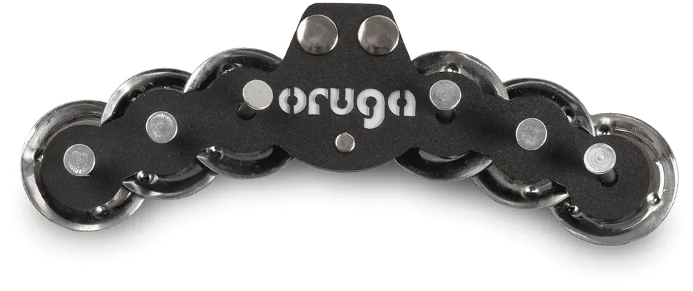 Expédié Aujourd'hui Jingle Oruga 6 Cymbalettes Acier - Small