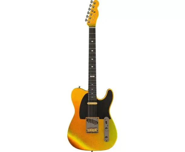 75TH ANNIVERSARY AMERICAN ULTRA II TELECASTER EBONY FINGERBOARD LIQUID GOLD Promotion