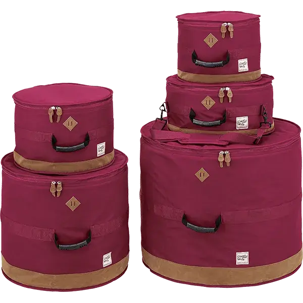 TAMA Housse Set Powerpad Designer Stage 22"/5pcs Wine Red Usine Directe