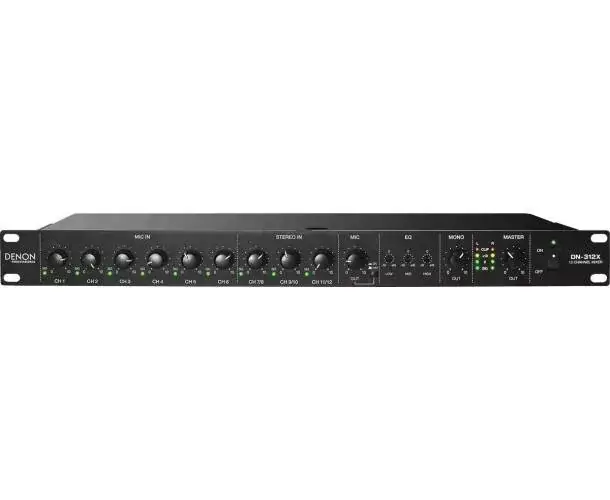 DENON PRO - MELANGEUR 12 CANAUX - PRIORITE MIC 1 Produit De Marque