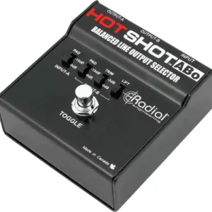 Seulement Aujourd'hui COMMUTATEUR DE SORTIE POUR SIGNAL SYMETIQUE XLR - 2 CANAUX