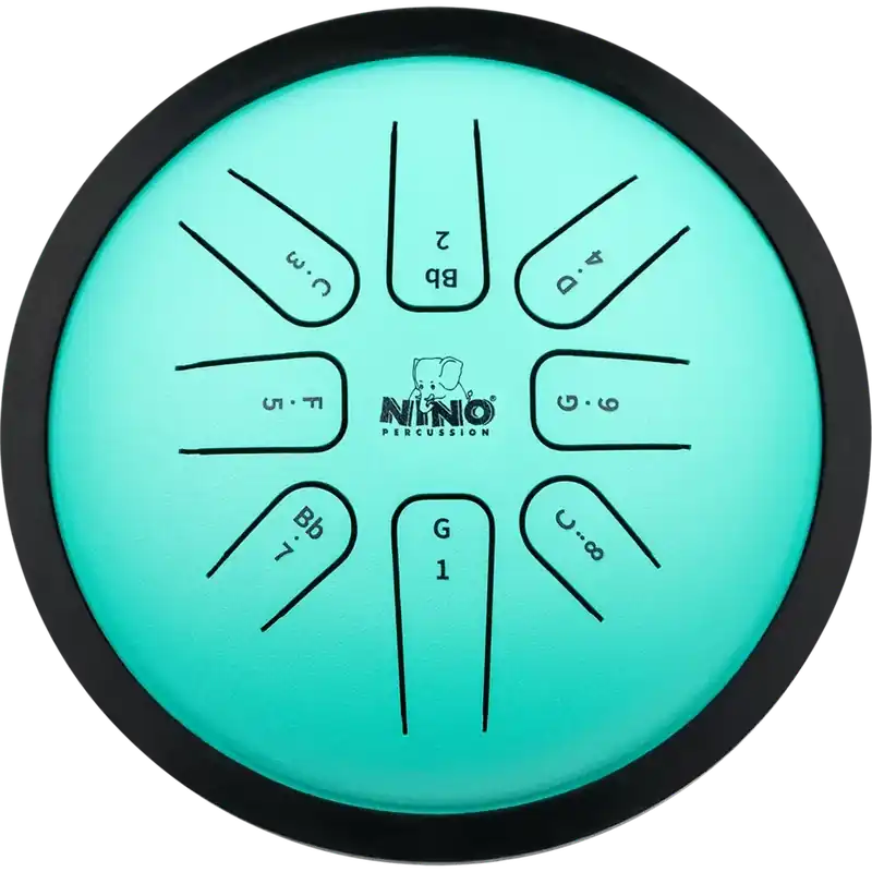 Haute Qualité Tongue Drum Nino Small Green - Sol Mineur