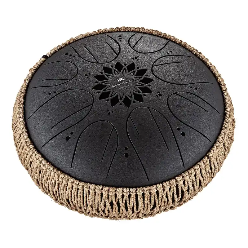 Expédié Aujourd'hui MEINL SONIC ENERGY Tongue Drum Octave Steel- Si Min- Black