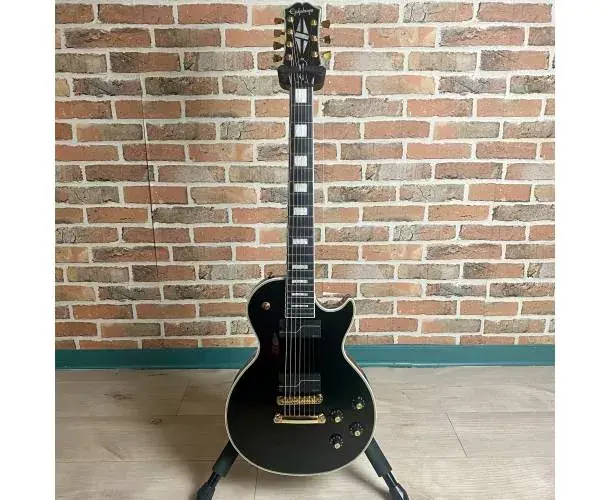 MATT HEAFY LES PAUL CUSTM ORIGIN 7 EBONY Jusqu'à Épuisement Des Stocks