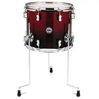 PDP Tom Basse 14"x 12" Concept Maple Red/Black Fade Lacquer Meilleur Prix