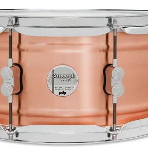 Marque PDP Concept Series Caisse Claire 14"x 6.5" Brushed Copper 1.2mm