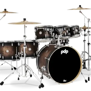 PDP Concept Maple Batterie 22"/7pcs Satin Charcoal Burst Acheter En Ligne