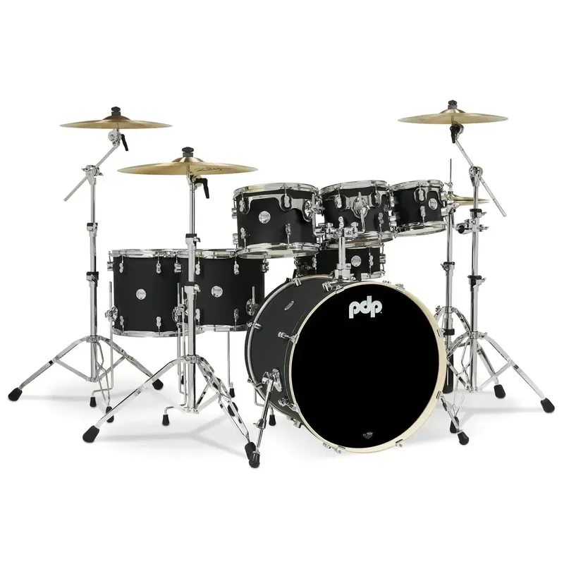 Populaire PDP Concept Maple Batterie 22"/7pcs Satin Black