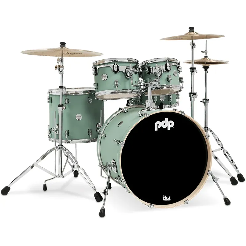 PDP Concept Maple Batterie 22"/5pcs Satin Seafoam Haute Qualité