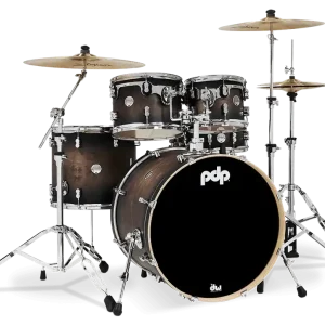Commande En Gros PDP Concept Maple Batterie 22"/5pcs Satin Charcoal Burst