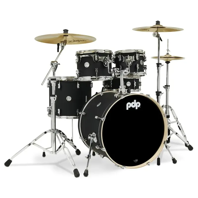 PDP Concept Maple Batterie 22"/5pcs Satin Black Produit De Marque