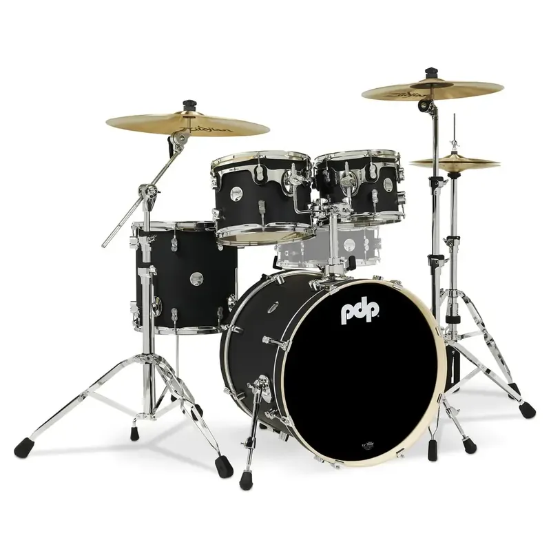 PDP Concept Maple Batterie 20"/4pcs Satin Black Dernier Modèle