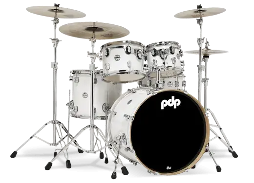 PDP Concept Maple Batterie 20"/4pcs Pearlescent White Lacquer Jusqu'à Épuisement Des Stocks